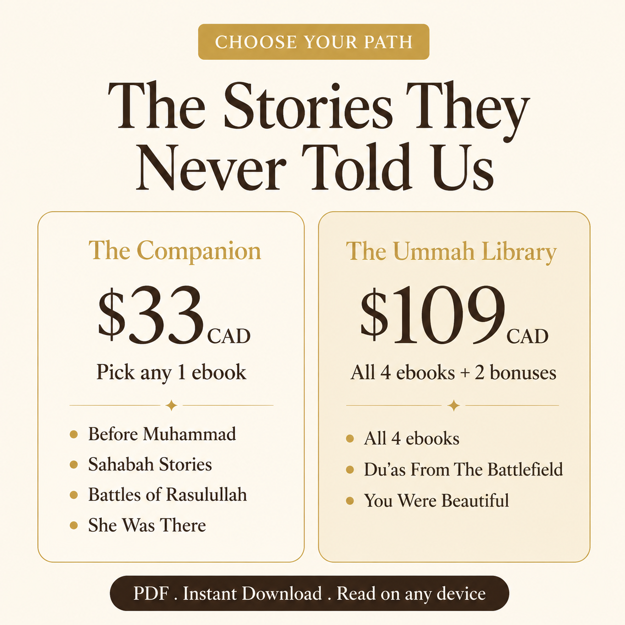 The Stories They Never Told Us