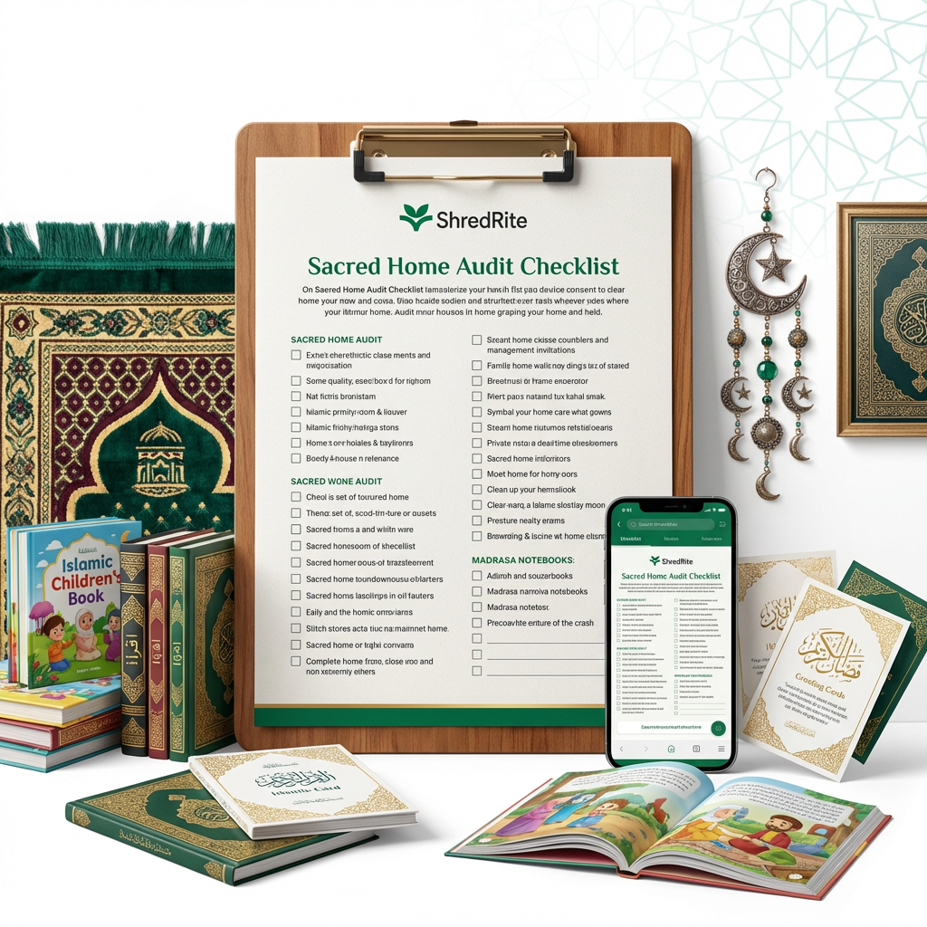 ShredRite Sacred Home Audit Checklist