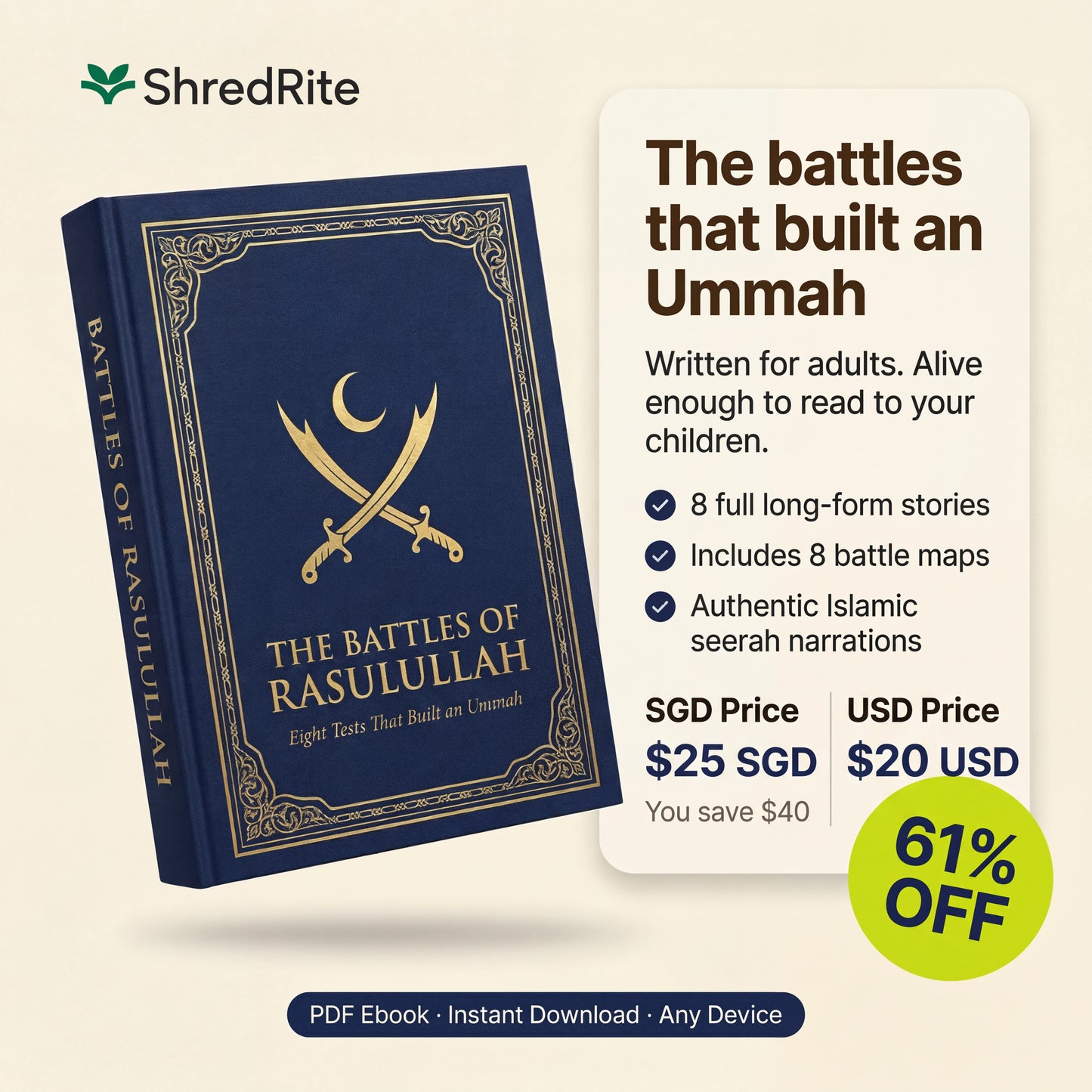 The Battles of Rasulullah: 8 Tests That Builts Ummah (eBook)