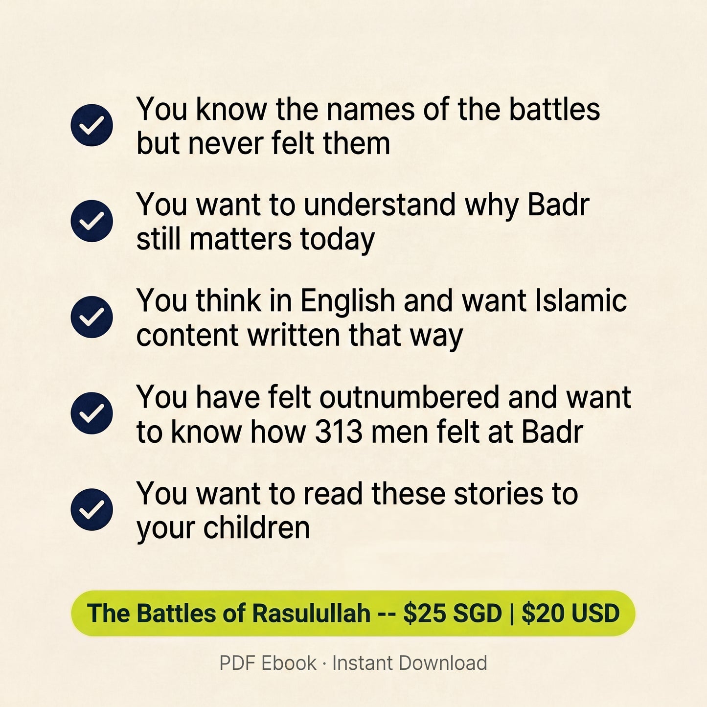The Battles of Rasulullah: 8 Tests That Builts Ummah (eBook)
