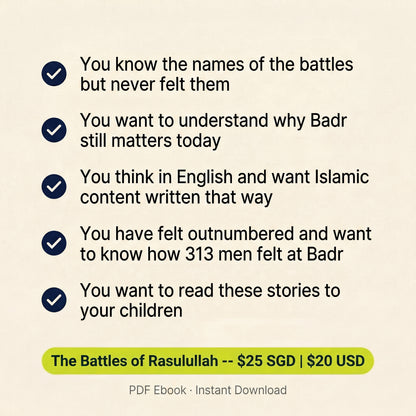 The Battles of Rasulullah: 8 Tests That Builts Ummah (eBook)