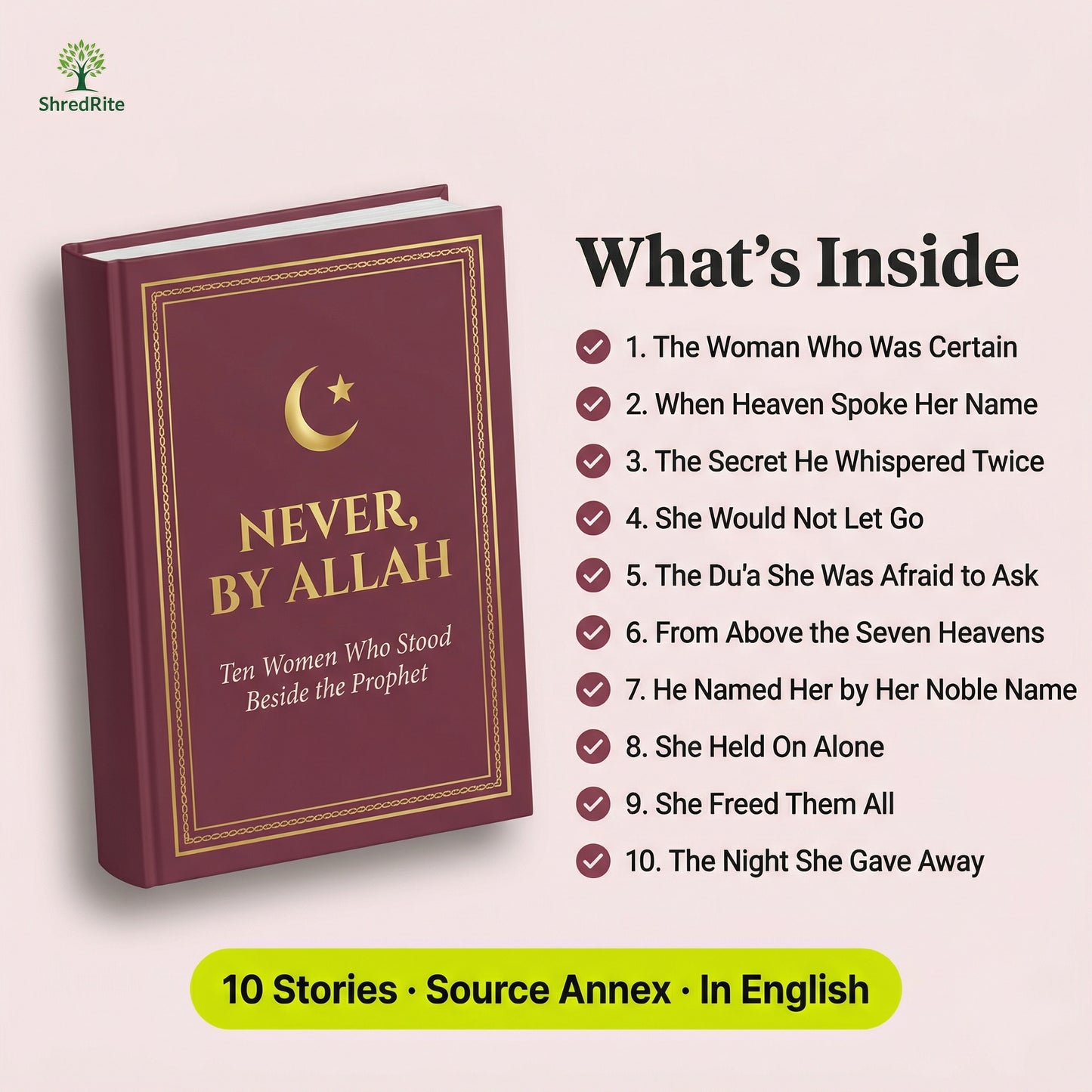 "Never, By Allah": Ten Women Who Stood Beside the Prophet (eBook)