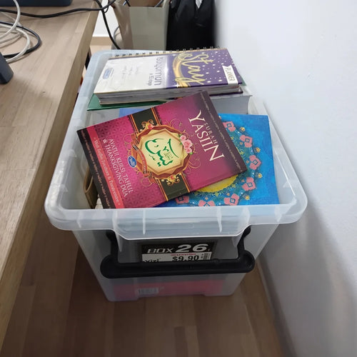 Madrasah books Farhana sent for disposal
